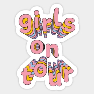 Girls on tour Sticker